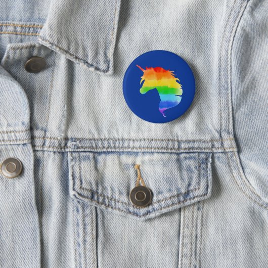 Rainbow Unicorn Button (Beispiel)