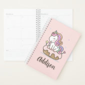 Rainbow Unicorn Cake Personalisiert Planner Notebo Planer (Anzeige)