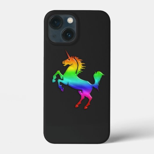 Rainbow Unicorn Case-Mate iPhone Hülle (Rückseite)