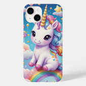 Rainbow Unicorn Case-Mate iPhone Hülle (Rückseite)