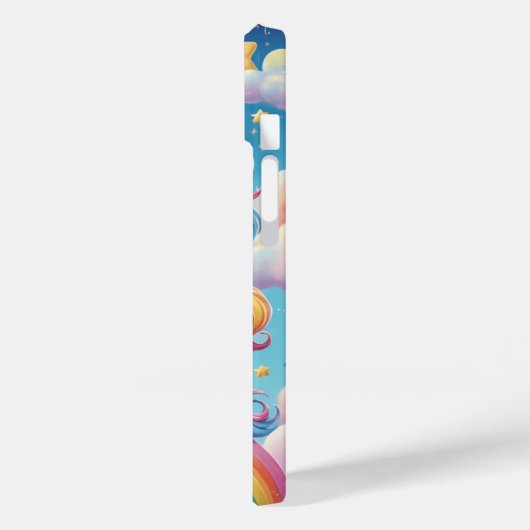 Rainbow Unicorn Case-Mate iPhone Hülle (Rückseite / Links)