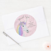 Rainbow Unicorn Danke, Stickers (Umschlag)