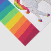 Rainbow Unicorn Decoupage Tissue Paper Seidenpapier (Ausschnitt)