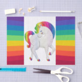 Rainbow Unicorn Decoupage Tissue Paper Seidenpapier (Handwerk)