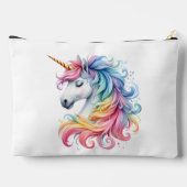 Rainbow Unicorn Design 3 Zubehörtasche (Rückseite)