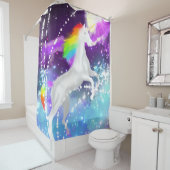 Rainbow Unicorn Duschvorhang (Beispiel)