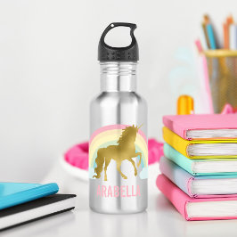 Rainbow Unicorn Edelstahlflasche