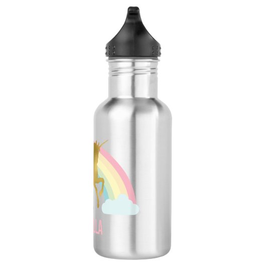 Rainbow Unicorn Edelstahlflasche (Rechts)