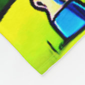 Rainbow Unicorn Fleecedecke (Ecke)