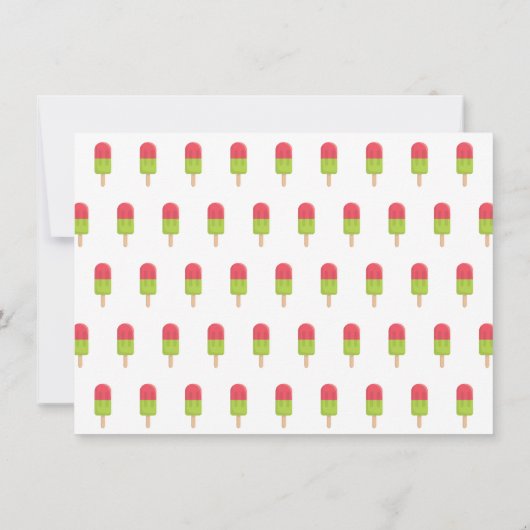 Rainbow Unicorn Float Summer Birthday Party Einladung (Rückseite)