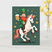 Rainbow Unicorn Fun Card Karte (Gelbe Blume)