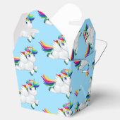 Rainbow Unicorn Gastgeschenk Box Geschenkschachtel (Geöffnet)