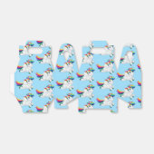 Rainbow Unicorn Gastgeschenk Box Geschenkschachtel (Ungefaltet)