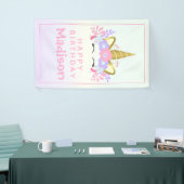 Rainbow Unicorn Geburt Banner (Messeveranstaltung)
