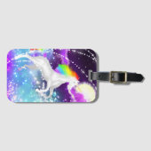 Rainbow Unicorn Gepäckanhänger (Vorderseite (Horizontal))