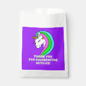 Rainbow Unicorn Geschenktütchen (Vorderseite)