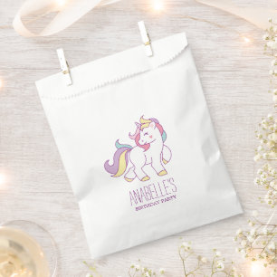 Rainbow Unicorn Girls Geburtstagsparty Geschenktütchen