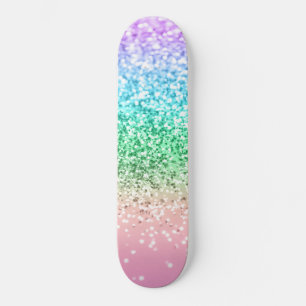 Rainbow Unicorn Glitzer 1 (Imitate Glitzer) #paste Skateboard