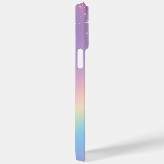 Rainbow Unicorn Glitzer Case-Mate iPhone Hülle (Rückseite / Rechts)