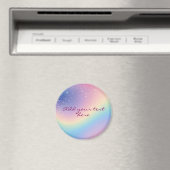 Rainbow Unicorn Glitzer Magnet (In Situ (Geschirrspüler))