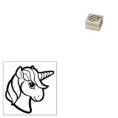 Rainbow Unicorn Gummistempel (Stempel)