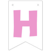Rainbow Unicorn Happy Birthday Banner Bunting (Zweite Fahne)