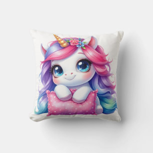 Rainbow Unicorn Hugging Kissen