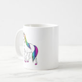 RAINBOW UNICORN KAFFEETASSE (Vorderseite Links)