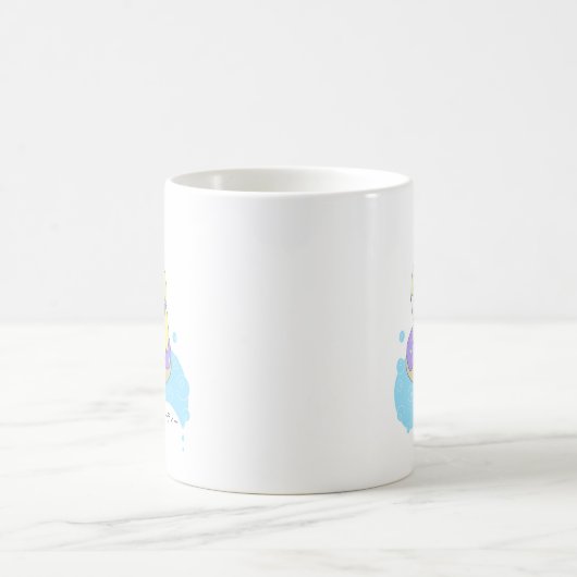 Rainbow Unicorn Kaffeetasse (Mittel)