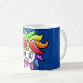 Rainbow Unicorn Kaffeetasse (VorderseiteRechts)