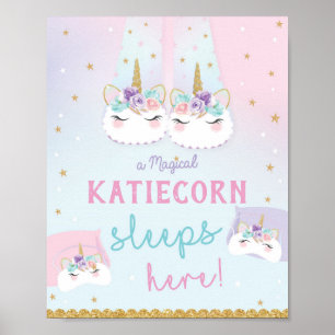 Rainbow Unicorn Kinder Zimmer Dekoration Wand an W