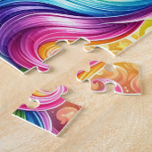 Rainbow Unicorn-Kinderpuzzle Puzzle (Seite)