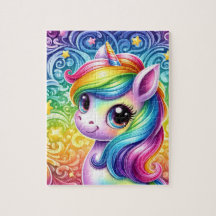 Rainbow Unicorn-Kinderpuzzle
