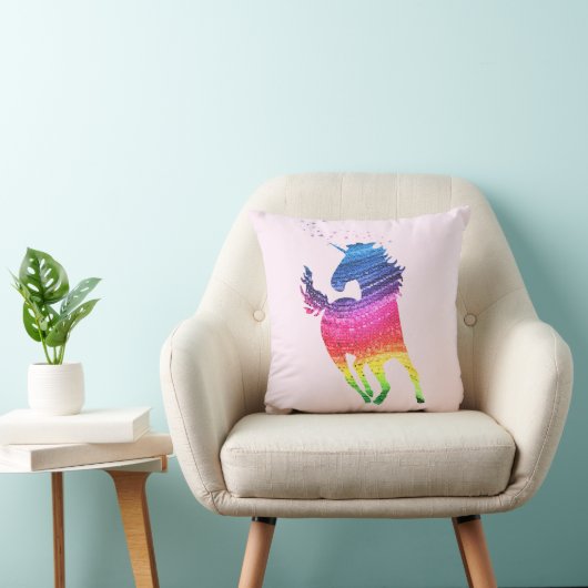 Rainbow Unicorn Kissen (Stuhl )