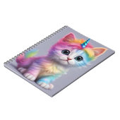 Rainbow Unicorn Kitten Notizblock (Linke Seite)