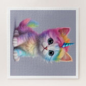 Rainbow Unicorn Kitten Puzzle (Horizontal)