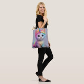 Rainbow Unicorn Kitten Tasche (Am Model)