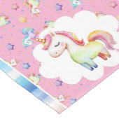 Rainbow Unicorn Kurzer Tischläufer (Ecke)