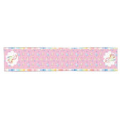 Rainbow Unicorn Kurzer Tischläufer (Horizontal)
