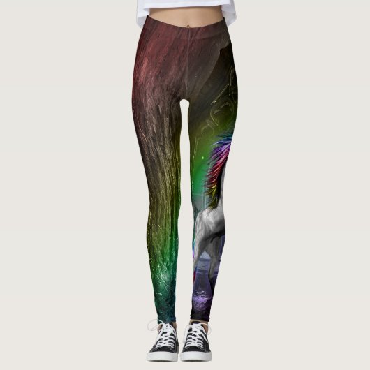 Rainbow Unicorn Leggings (Vorderseite)