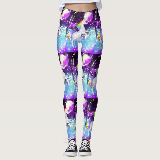 Rainbow Unicorn Leggings (Vorderseite)
