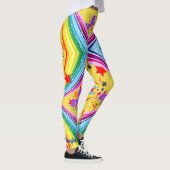 Rainbow Unicorn Leggings personalisieren Yoga Pant (Rechts)