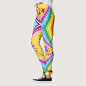 Rainbow Unicorn Leggings personalisieren Yoga Pant (Links)