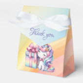 Rainbow Unicorn Magic Birthday Geschenkschachtel (Vorderseite)