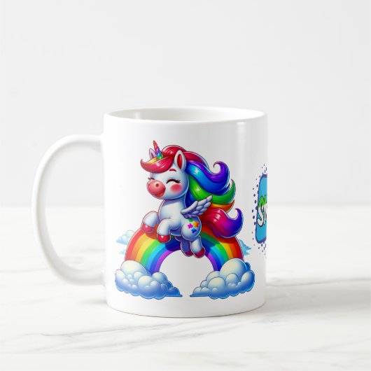 Rainbow Unicorn Magic Tasse 11 oz (Links)