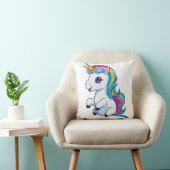 Rainbow Unicorn Magic Throw Kissen (Stuhl )