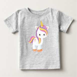 Rainbow Unicorn, Magic Unicorn, Niedlich Unicorn,  Baby T-shirt