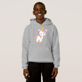 Rainbow Unicorn, Magic Unicorn, Niedlich Unicorn, Hoodie (Vorne ganz)