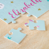 Rainbow Unicorn Magischer Glitzer Puzzle (Seite)