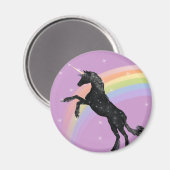 Rainbow Unicorn Magnet (Vorderseite/Rückseite)